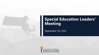 Equitable Services for Children with Disabilities in Private Schools