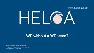 Diverse Portfolio and Access Initiatives at heloa.ac.uk