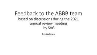 ABBB Team's 2021 Annual Review Meeting Insights