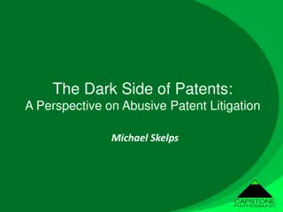 Abusive Patent Litigation and Patent Trolls
