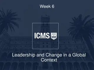 Leadership and Change in a Global Context: Strategies for Successful Organizational Transformation