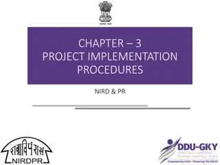 Effective Project Implementation Procedures: MoU Execution and Work Schedule