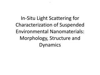 Light Scattering for Characterization of Suspended Nanomaterials