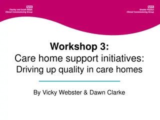 Driving Up Quality in Care Homes: Initiatives for Enhancing Patient Care