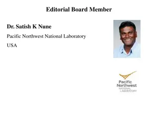 Dr. Satish K. Nune - Research Scientist and Nanomaterials Expert