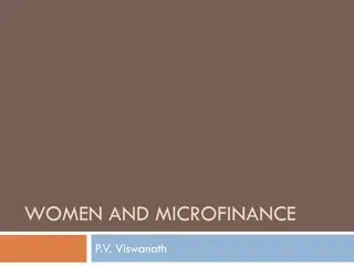 Role of Women in Microfinance