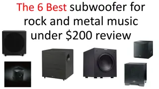 Best Subwoofers for Rock and Metal Music Reviews