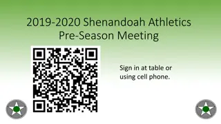 Shenandoah High School Athletics Program Overview
