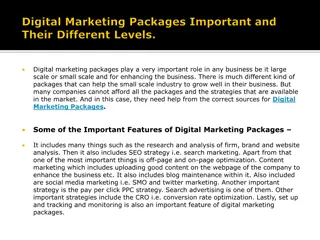 Importance of Digital Marketing Packages for Business Growth