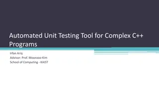 Automated Unit Testing Tool for Complex C++ Programs