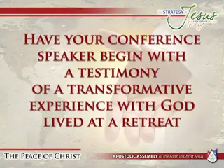 Encounter with God: Peace, Healing, and Restoration
