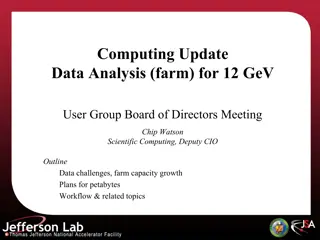 Data Challenges and Farm Expansion Plans for 12 GeV User Group Board of Directors Meeting