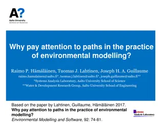 Paths in Environmental Modelling: Importance and Relevance