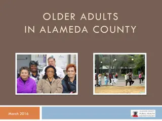 Insights into Older Adult Population in Alameda County