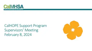 CalHOPE Program Updates and Reporting: February 2024 Highlights