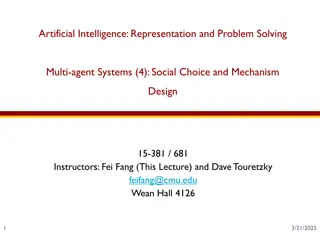 AI Representation and Problem Solving: Social Choice Theory and Voting Models