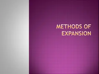 Methods of Business Expansion and Growth Strategies