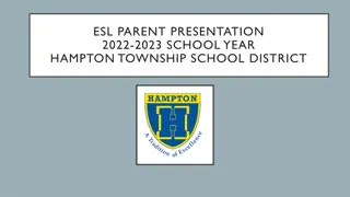 Effective Strategies for ESL Parent Involvement in Hampton Township School District