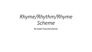 Understand Rhyme, Rhythm, and Rhyme Scheme in Poetry