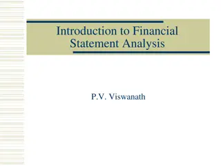 Financial Statements for Effective Decision Making