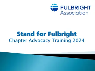 Embedding Fulbright Impact via Strategic House District Engagement