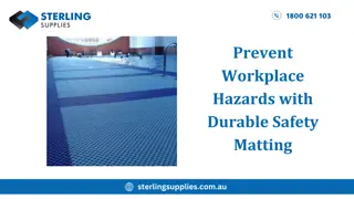 Prevent Workplace Hazards with Durable Safety Matting