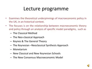 Macroeconomic Policy Paradigms in the UK