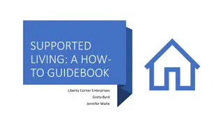 Supported Living Guidebook Development and Implementation