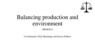 Balancing Production and Environment: PROENV Project Details