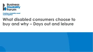 Empowering Disabled Consumers in Leisure Choices