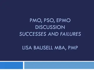 PMO, PSO, EPMO Discussion: Successes and Failures Unveiled