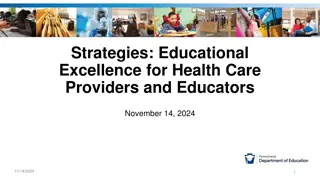 Strategies for Educational Excellence in Healthcare - November 14, 2024