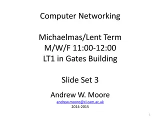 Computer Networking Overview: Applications, Architectures, and Addressing