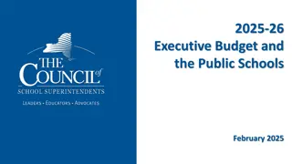 State Budget and Education Outlook 2025-26
