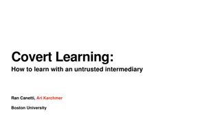 Covert Learning: Strategies for Secure Information Transfer