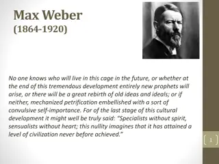 Max Weber and the Connection Between Protestantism and Capitalism