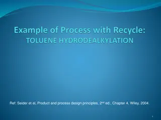 Toluene Hydrodealkylation Process Synthesis & Operation Overview