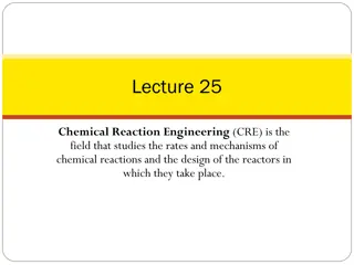 Chemical Reaction Engineering: Rates, Mechanisms, and Reactor Design