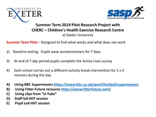 Research Project on Children's Physical Activity Interventions