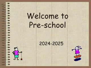 Pre-School Curriculum for Your Child in 2024-2025