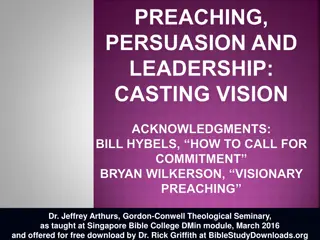 Effective Visionary Preaching Techniques for Leaders