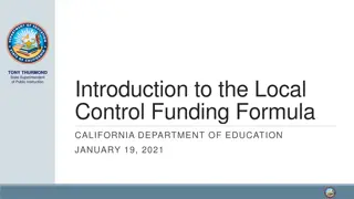 California's Local Control Funding Formula and Accountability System