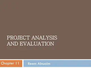 Evaluating NPV Estimates and Scenario Analysis in Project Analysis