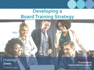 Developing a Comprehensive Board Training Strategy for Nonprofit Organizations
