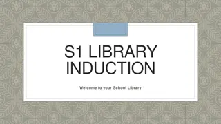 School Library Induction: Explore Reading, Genres, and Collections