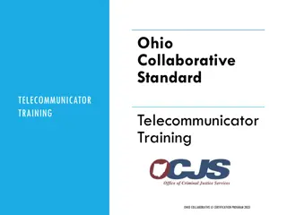Ohio Collaborative Telecommunicator Training Program 2023