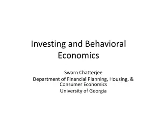 Financial Literacy and Behavioral Economics