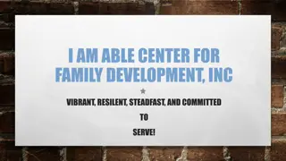 I.AM.ABLE Center for Family Development - Empowering Families and Communities