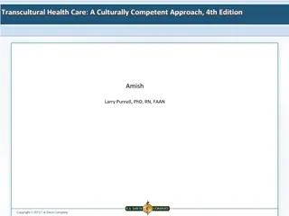 Culturally Competent Care for the Amish Community
