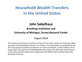 Wealth Transfers in the United States: Insights and Questions